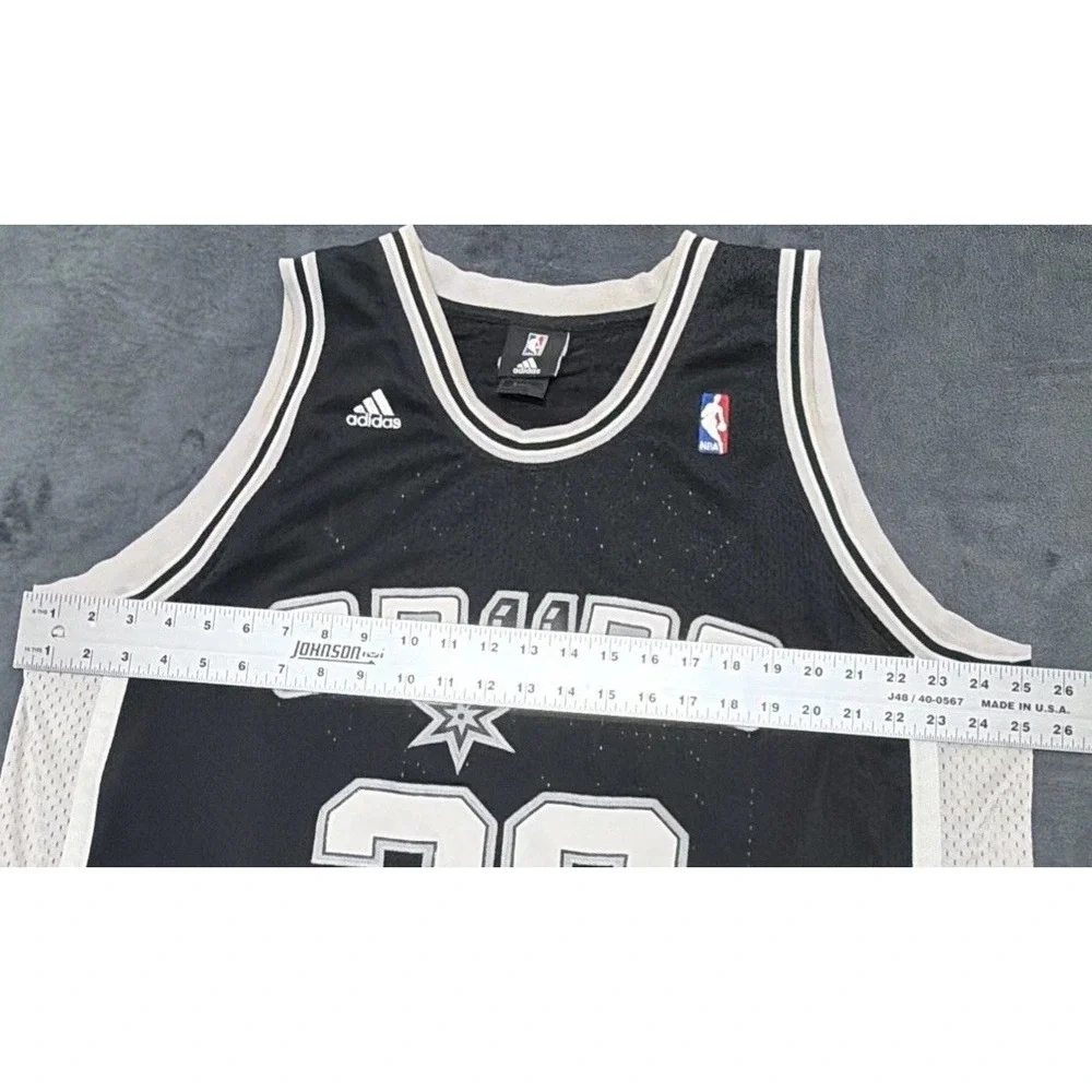 Vintage Manu Ginobili San Antonio Spurs Reebok NBA Stitched Jersey Sz. XL EUC